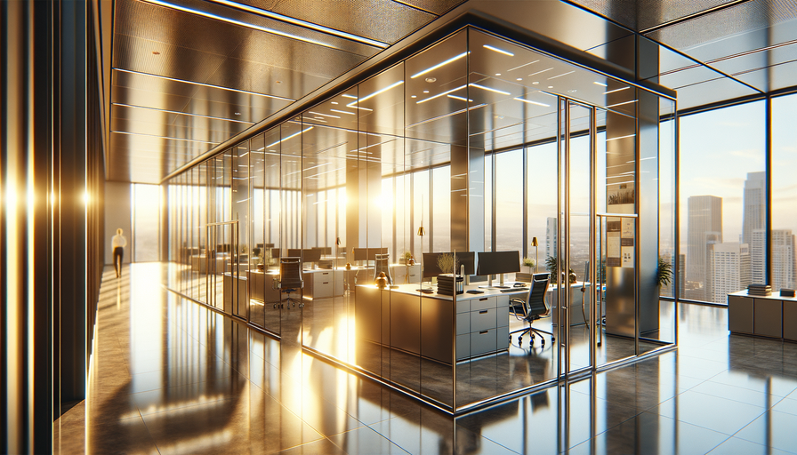 Photo of Office Partition Glass in Joondalup
