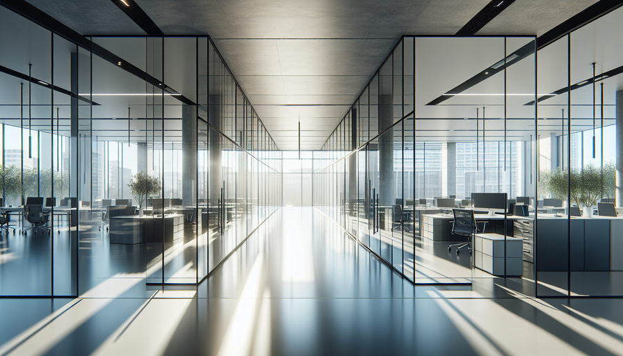 Top Reasons Why Office Partition Glass is Essential in Joondalup Joondalup Glaziers 2 Photo of Office Partition Glass in Joondalup