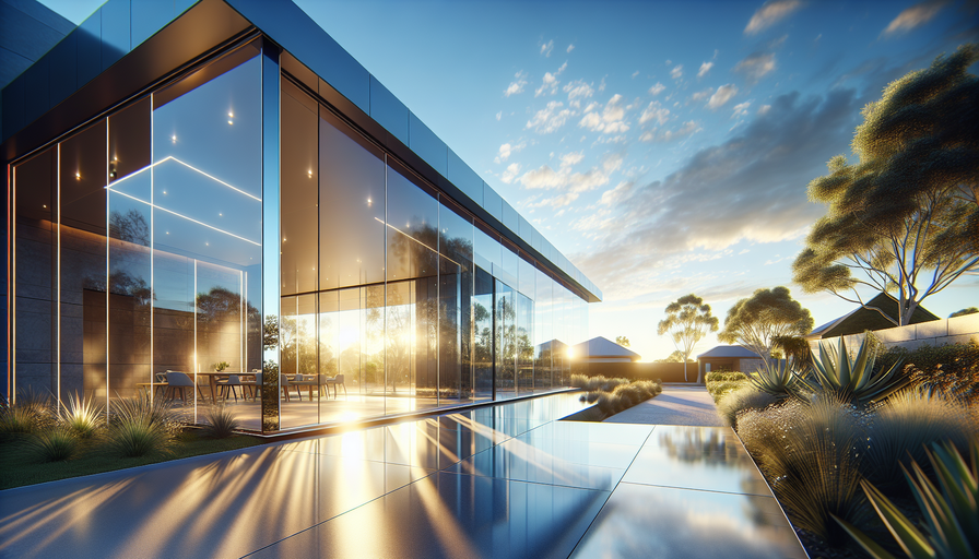 Photo of Glass Installation in Joondalup