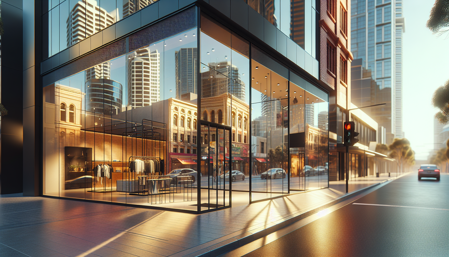 Photo of Shopfront Glass Installation in Joondalup
