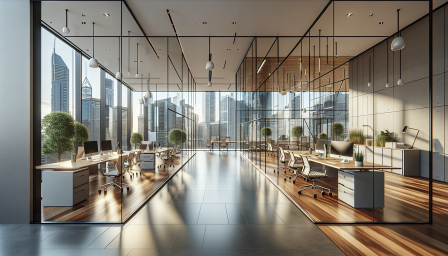 Photo of Office Partition Glass in Joondalup